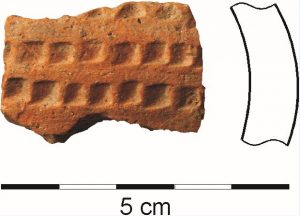 Obr. 5 Črep s radielkovou výzdobou