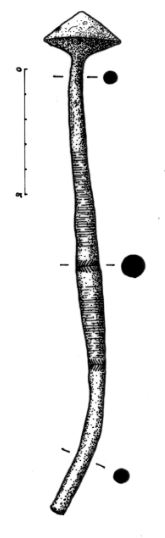 Ihlica z doby bronzovej nájdená v Lietavskej Lúčke
