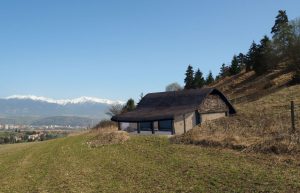 Jedna z možn&yacute;ch pod&ocirc;b obytno-hospod&aacute;rskej stavby na s&iacute;dlisku Pod Rohačkou
